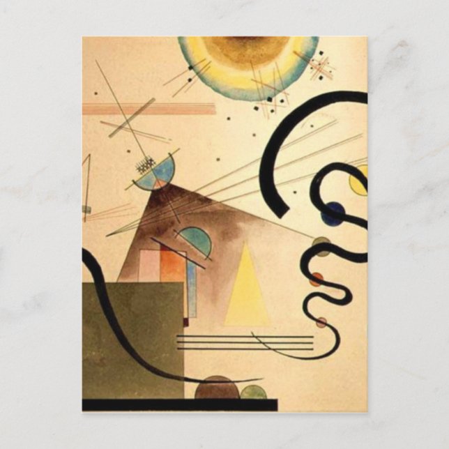 Kandinsky Abstract Postcard (Front)