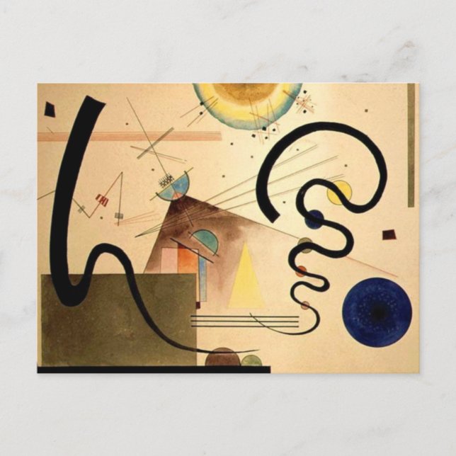 Kandinsky Abstract Postcard (Front)