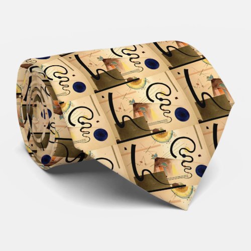 Kandinsky Abstract Tie