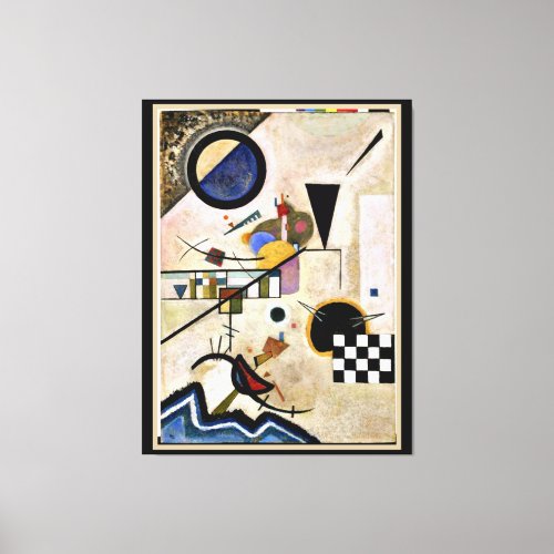 Kandinsky _ Accords Opposes Canvas Print