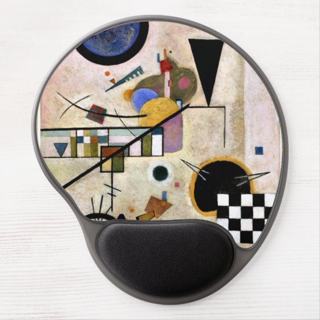 Kandinsky - Accords Opposes, popular painting Gel Mouse Pad (Front)