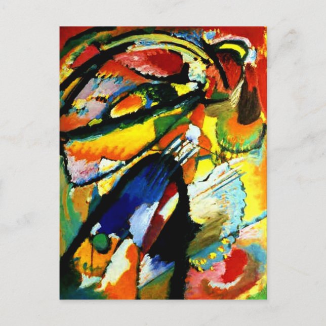 Kandinsky - An Angel of the Last Judgment Postcard (Front)