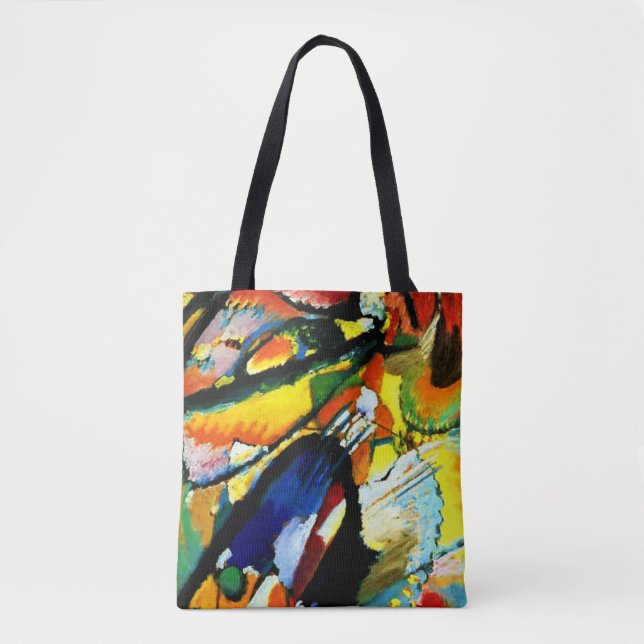 Kandinsky - An Angel of the Last Judgment Tote Bag (Front)