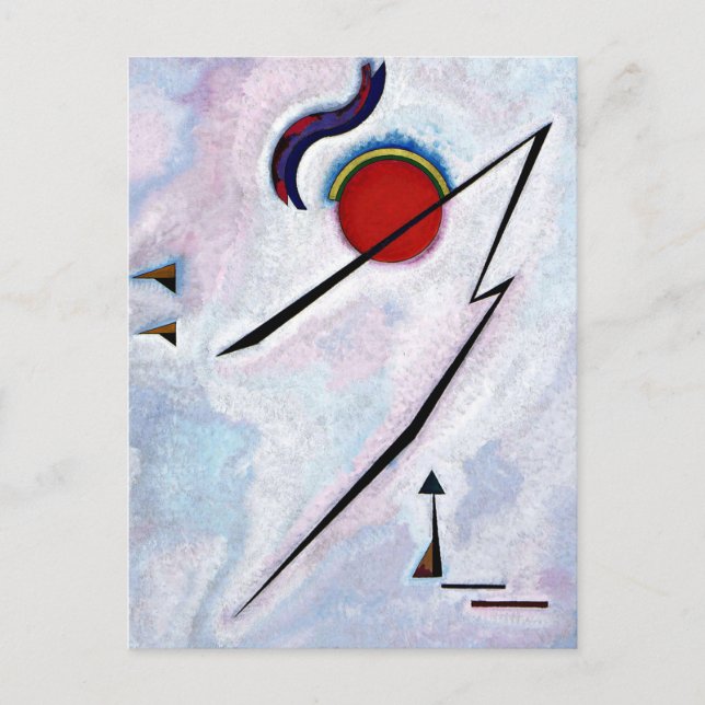 Kandinsky - Angular Line Postcard (Front)