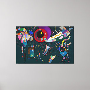 KANDINSKY - AROUND THE CIRCLE - 1940 -  CANVAS PRINT