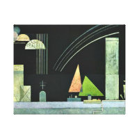 Kandinsky - At Rest, abstract art Canvas Print