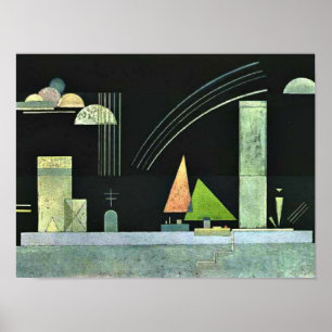 Kandinsky - At Rest, abstract artwork Poster