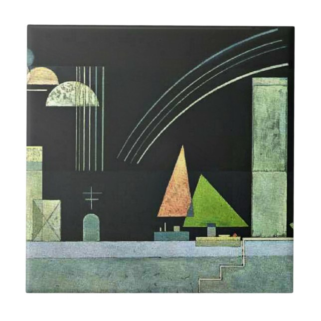 Kandinsky - At Rest Ceramic Tile (Front)