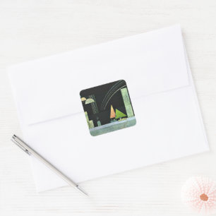 Kandinsky - At Rest Square Sticker