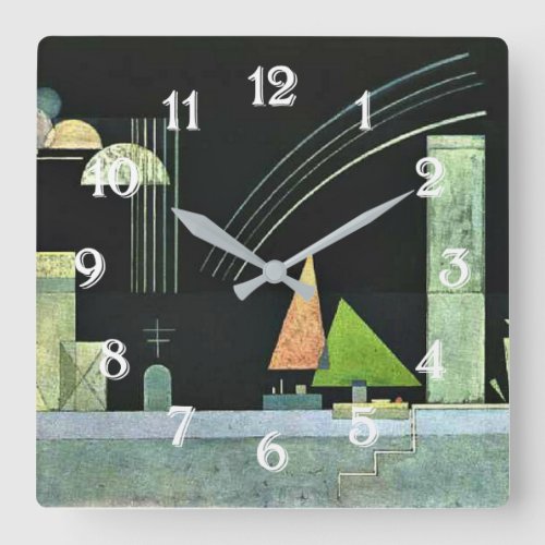 Kandinsky _ At Rest Square Wall Clock