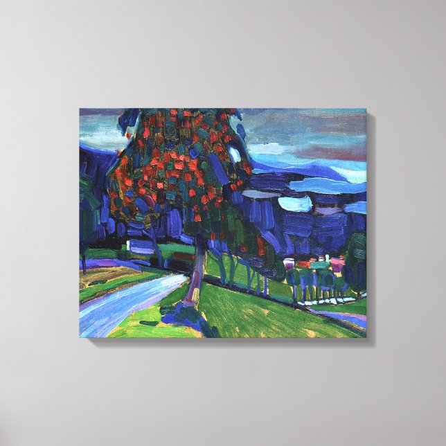 Kandinsky - Autumn in Murnau Canvas Print (Front)