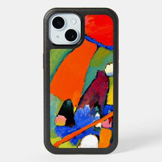 Kandinsky - Beach Scene iPhone 15 Case (Back)