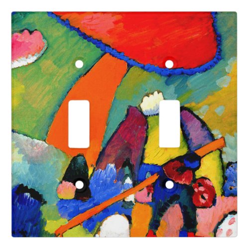 Kandinsky _ Beach Scene Light Switch Cover