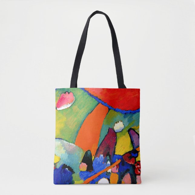 Kandinsky - Beach Scene Tote Bag (Front)