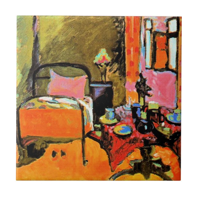 Kandinsky - Bedroom in Aintmillerstrasse, Ceramic Tile (Front)
