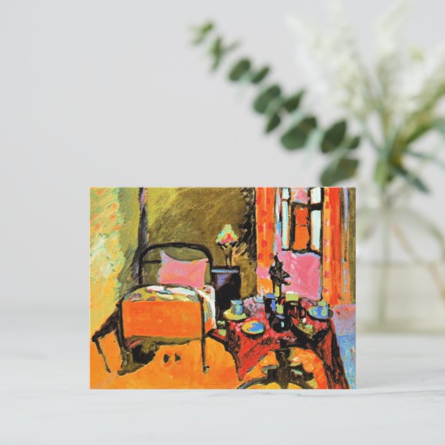 Kandinsky - Bedroom in Aintmillerstrasse, Postcard (Standing Front)