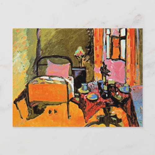 Kandinsky - Bedroom in Aintmillerstrasse, Postcard