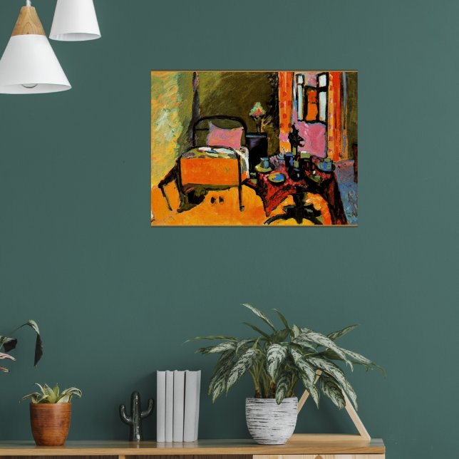 Kandinsky - Bedroom in Aintmillerstrasse Poster (Living Room 1)