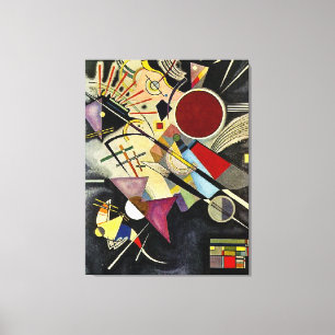 Kandinsky - Black Accompaniment Canvas Print
