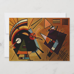 Kandinsky - Black and Violet Card