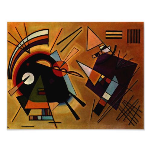 Kandinsky _ Black and Violet Photo Print