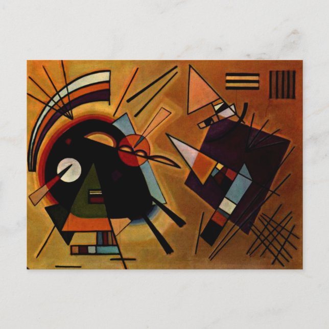 Kandinsky - Black and Violet, Postcard (Front)