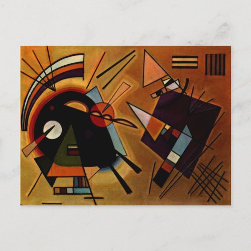 Kandinsky _ Black and Violet Postcard