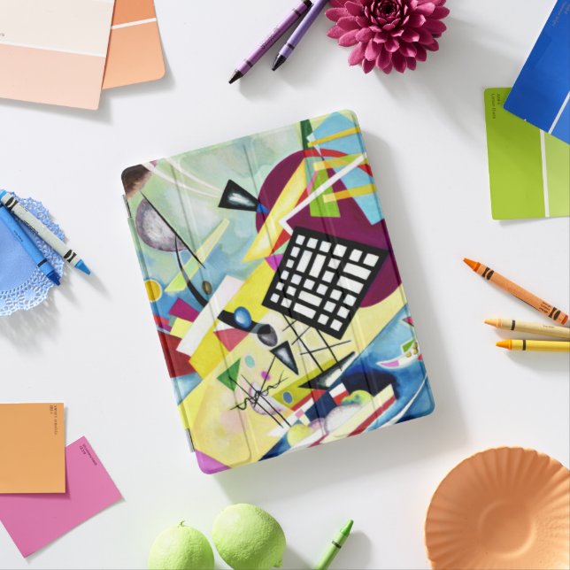 Kandinsky - Black Grid iPad Smart Cover (In Situ)