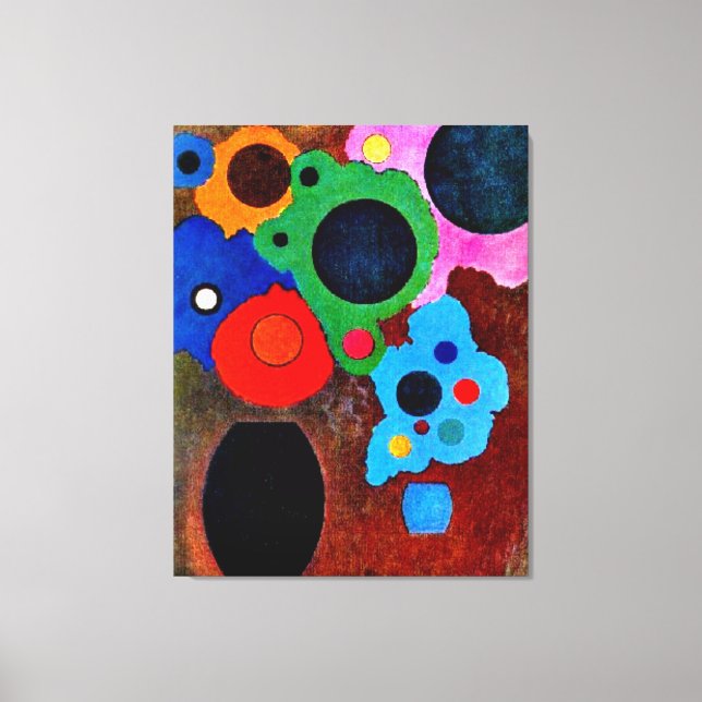 Kandinsky - Black Increasing, Canvas Print (Front)