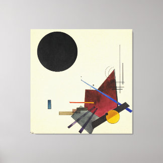 KANDINSKY - BLACK RELATIONSHIP - 1924 - Bauhaus - Canvas Print