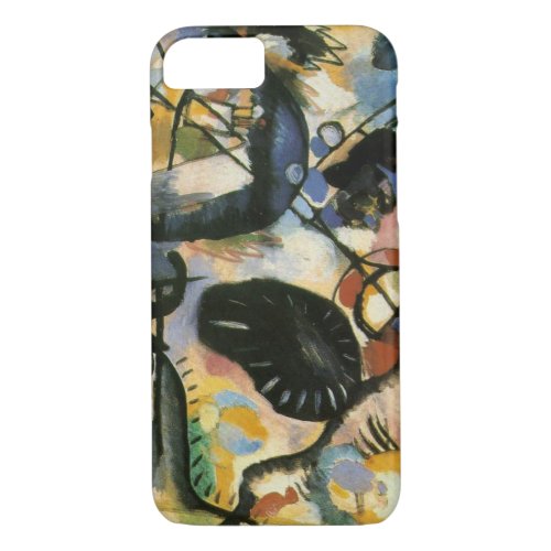 Kandinsky Black Spot Abstract Artwork iPhone 87 Case