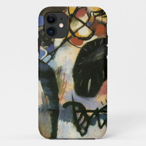 Kandinsky Black Spot Abstract Artwork iPhone 11 Case