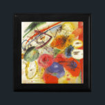 Kandinsky Black Strokes Abstract Painting Keepsake Box<br><div class="desc">One of the notable works of Wassily Kandinsky, one of the founders of abstract art. Kandinsky took his place in history as one of the unique artists who broke new ground in world art.</div>