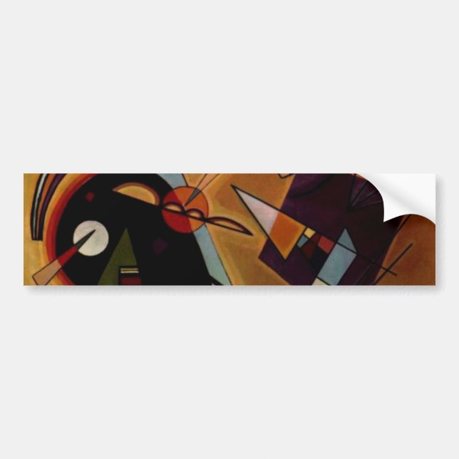 Kandinsky Black Violet Bumper Sticker (Front)