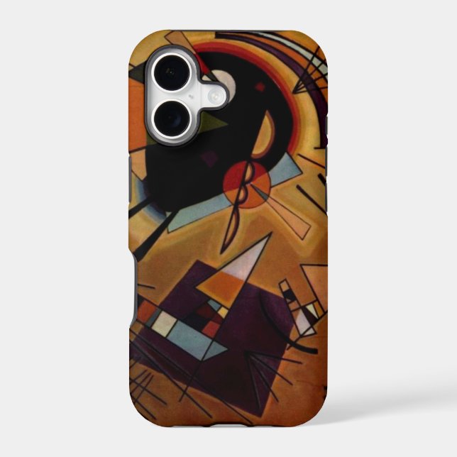 Kandinsky Black Violet Iphone Case (Back)