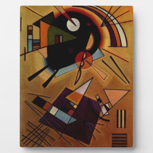 Kandinsky Black Violet Plaque