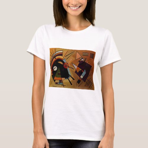 Kandinsky Black Violet T_Shirt