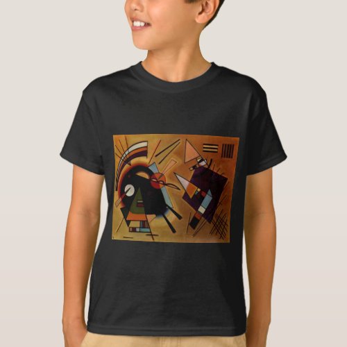 Kandinsky Black Violet T_Shirt