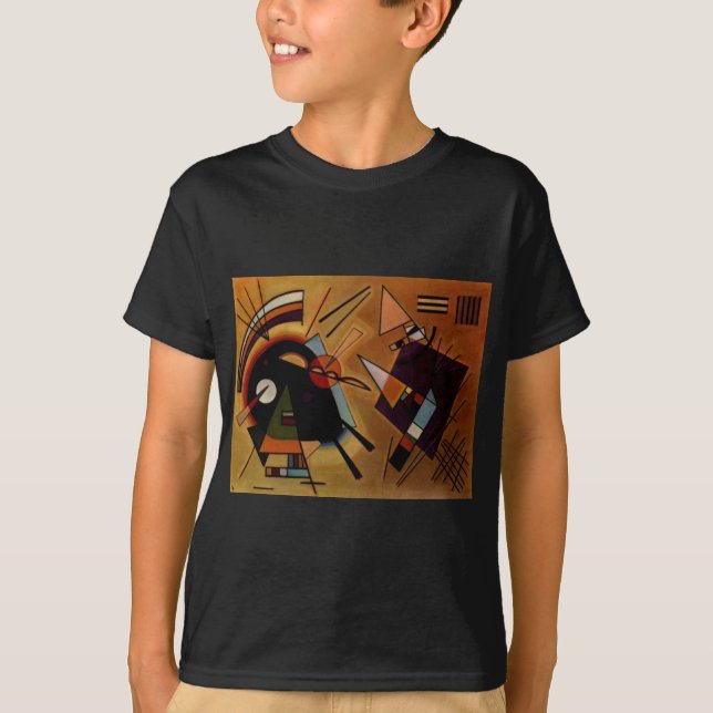 Kandinsky Black Violet T-Shirt (Front)