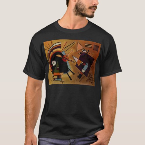 Kandinsky Black Violet T_Shirt