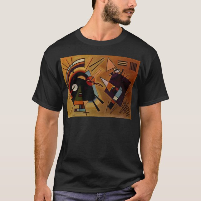 Kandinsky Black Violet T-Shirt (Front)