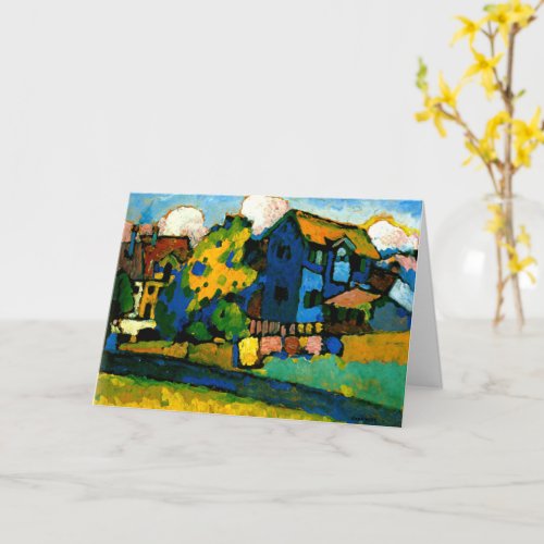 Kandinsky _ Blaues Haus Klein Card