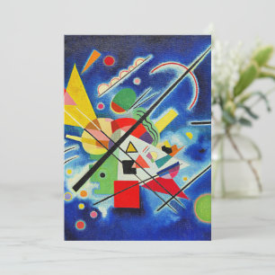 Kandinsky - Blue Painting Card