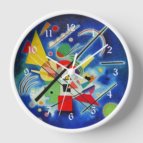 Kandinsky _ Blue Painting Clock