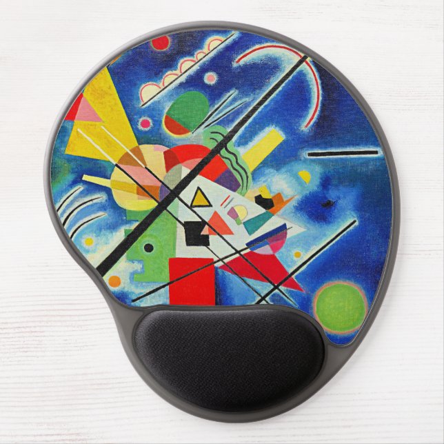 Kandinsky - Blue Painting, Gel Mouse Pad (Front)