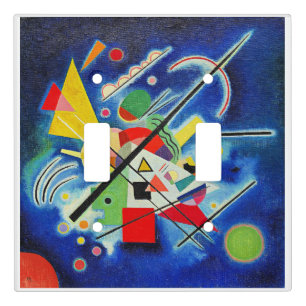 Kandinsky - Blue Painting Light Switch Cover