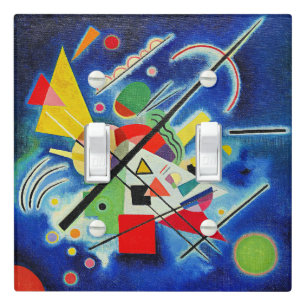 Kandinsky - Blue Painting, Light Switch Cover