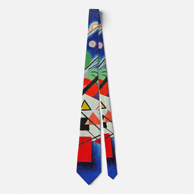 Kandinsky - Blue Painting Neck Tie (Front)