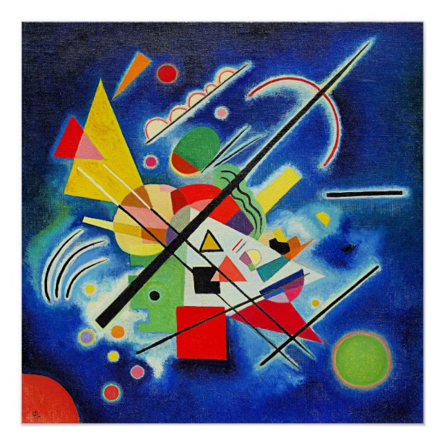 Kandinsky - Blue Painting Poster (Front)