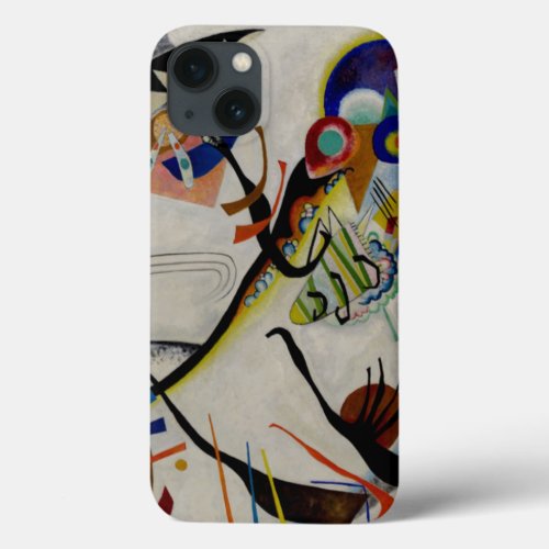 Kandinsky Blue Segment Abstract iPad Air Case